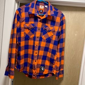 Levi’s Denver Broncos Flannel button up